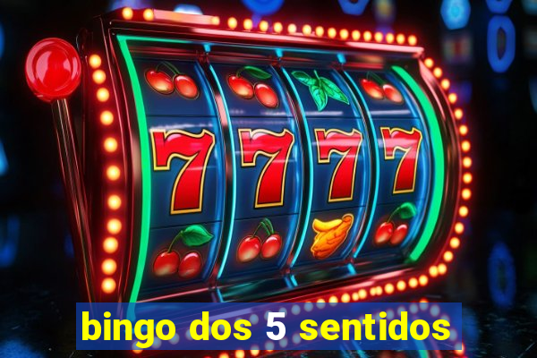 bingo dos 5 sentidos